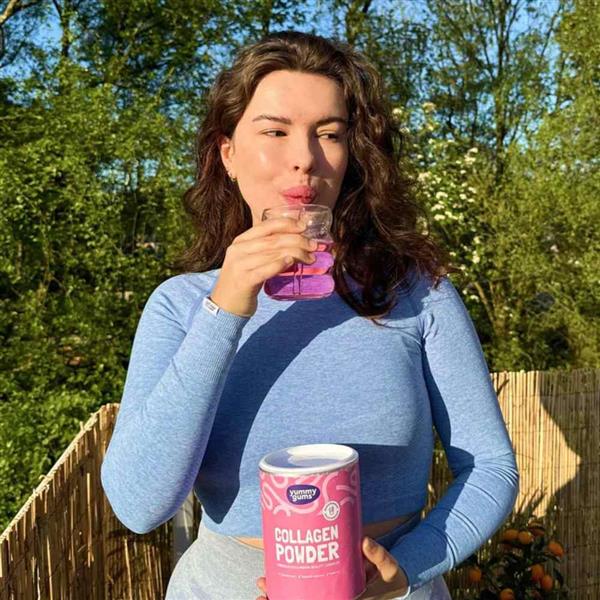 Grote foto collagen powder lemonade 240gr audio tv en foto algemeen