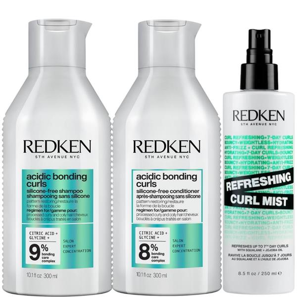 Grote foto acidic bonding curls refresh set 2x300 250ml audio tv en foto algemeen