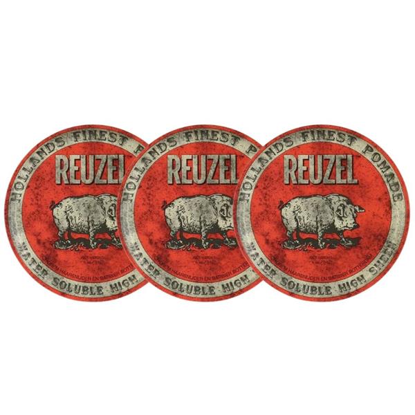 Grote foto high sheen pomade rood 3 pack 3x113gr. audio tv en foto algemeen