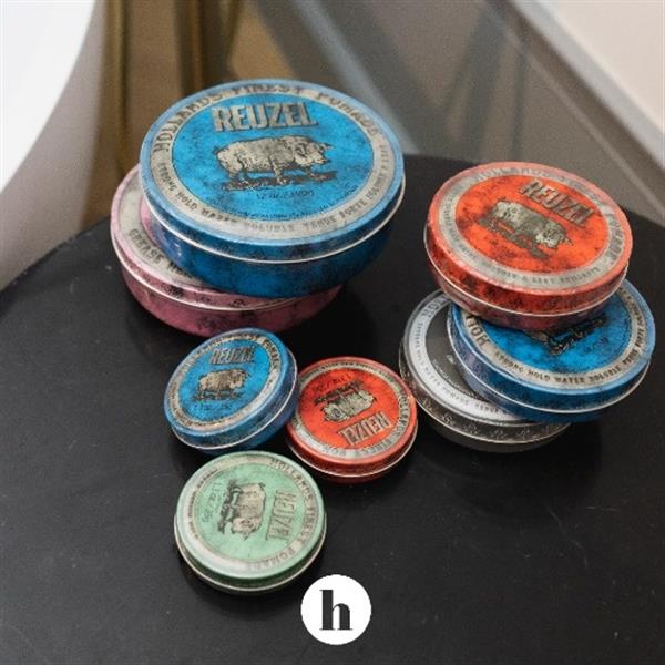 Grote foto strong hold water soluble pomade blauw 3 pack 3x113gr. audio tv en foto algemeen