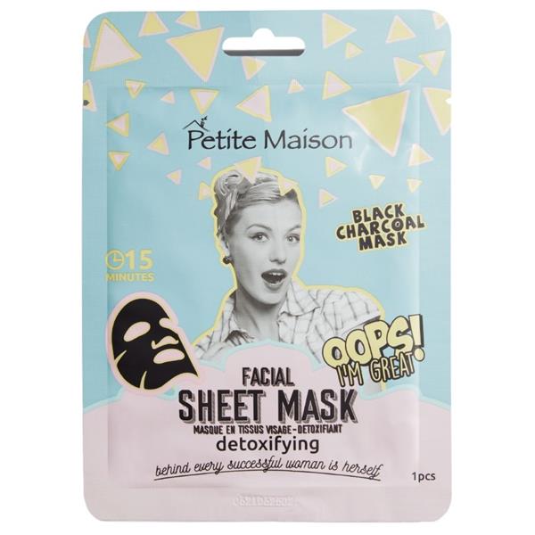 Grote foto detoxifying facial sheet mask 3x25ml audio tv en foto algemeen