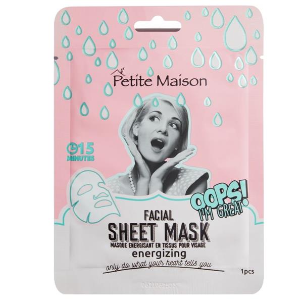 Grote foto energizing facial sheet mask 3x25ml audio tv en foto algemeen