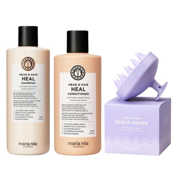 Grote foto head hair heal scalp brush set 350 300ml audio tv en foto algemeen