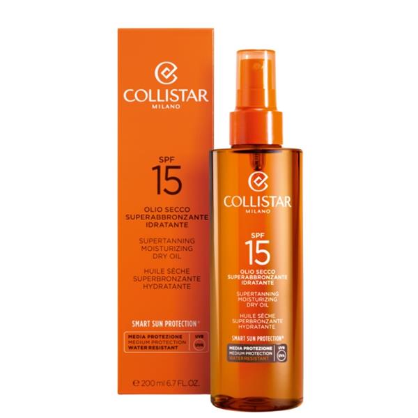Grote foto supertanning moisturizing dry oil spf15 200ml audio tv en foto algemeen