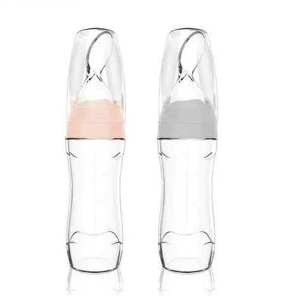 Grote foto zuigfles squeeze met lepel 120ml audio tv en foto algemeen