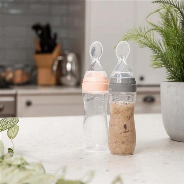 Grote foto zuigfles squeeze met lepel 120ml audio tv en foto algemeen