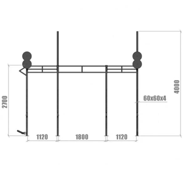 Grote foto crossfit outdoor rig v1 audio tv en foto algemeen