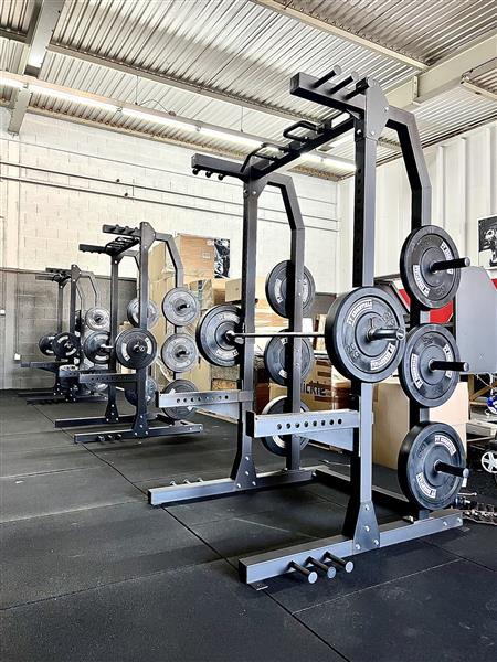Grote foto hr100 titan half rack bench combodeal audio tv en foto algemeen