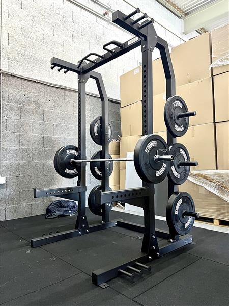 Grote foto hr100 titan half rack bench combodeal audio tv en foto algemeen