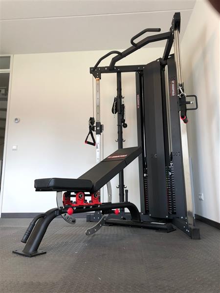 Grote foto combo deal pro functional trainer incl. adjustable bench 2 x 90 kg stack verwacht medio august audio tv en foto algemeen