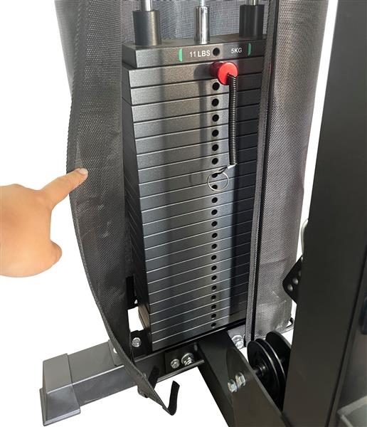 Grote foto lpd pro lat pull down machine met 115 kg stack lat pulldown audio tv en foto algemeen