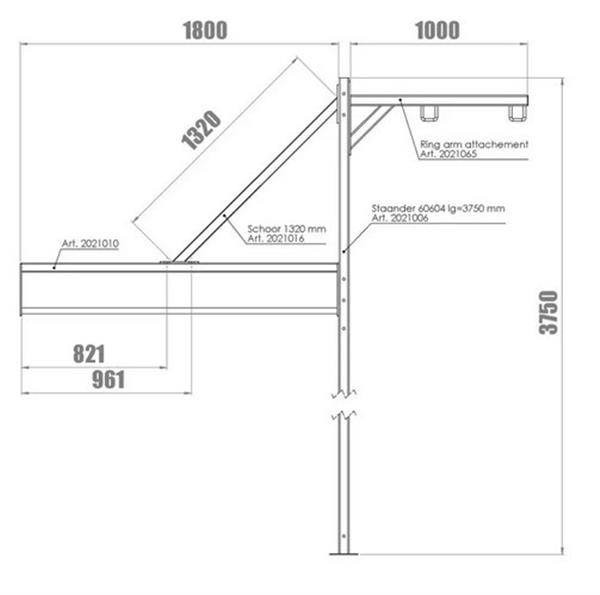 Grote foto schoor 45 lg 1320 mm audio tv en foto algemeen