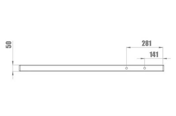 Grote foto standard beam 1120 mm tube dwarsverbinding audio tv en foto algemeen