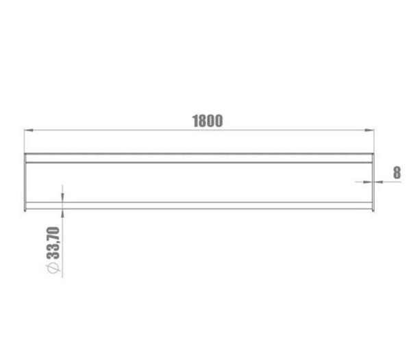 Grote foto standard beam 1800 mm tube dwarsverbinding audio tv en foto algemeen