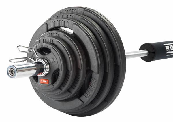 Grote foto powerlifter womens olympische halterset audio tv en foto algemeen