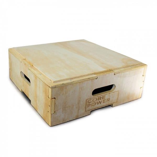 Grote foto corepower houten stapelbare plyo boxes 20 of 30 5 cm audio tv en foto algemeen