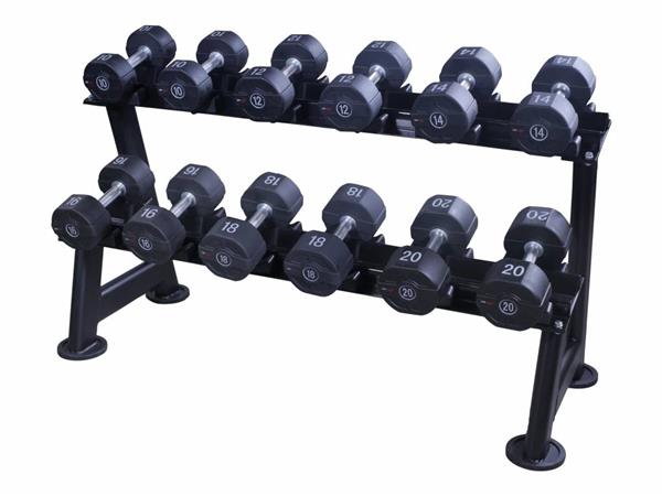 Grote foto lmx72 pu dumbbellset per 2 stuks 1 60 kg audio tv en foto algemeen