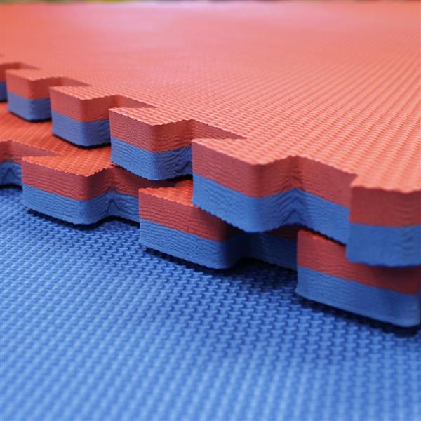 Grote foto tatami matten rood blauw 100x100x4 cm palletprijs audio tv en foto algemeen