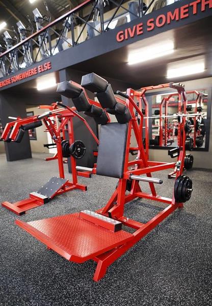 Grote foto front and back squat machine full commercial custom made audio tv en foto algemeen