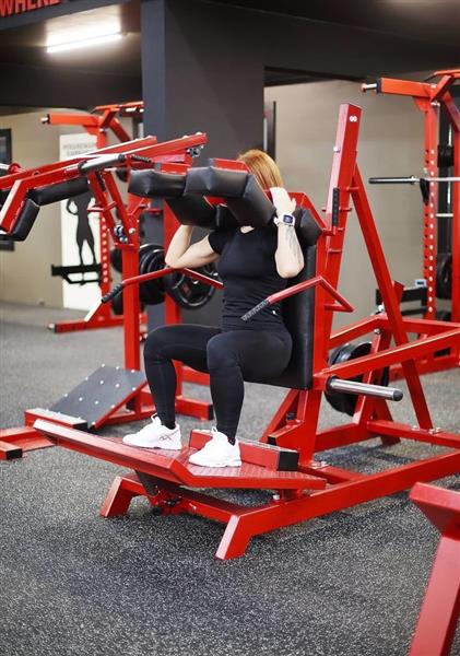 Grote foto front and back squat machine full commercial custom made audio tv en foto algemeen