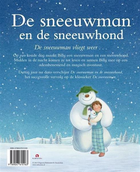 Grote foto de sneeuwman en de sneeuwhond audio tv en foto algemeen