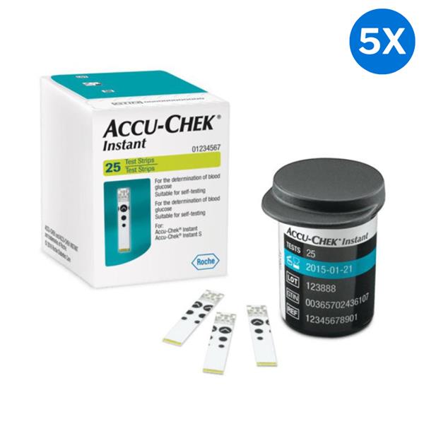 Grote foto 5x accu chek instant teststrips audio tv en foto algemeen