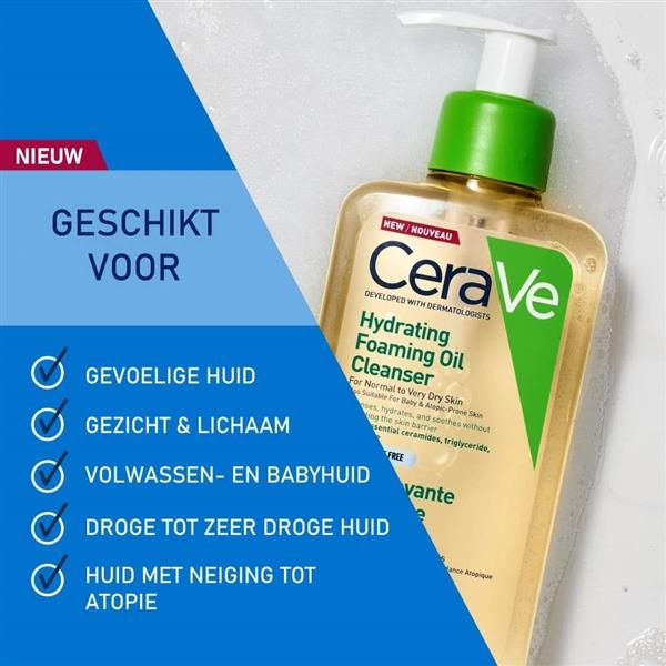 Grote foto hydrating foaming oil cleanser normale tot droge huid audio tv en foto algemeen