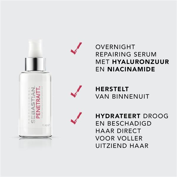 Grote foto penetraitt overnight serum voor beschadigd haar 95ml audio tv en foto algemeen