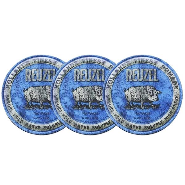 Grote foto strong hold water soluble pomade blauw 3 pack 3x113gr. audio tv en foto algemeen