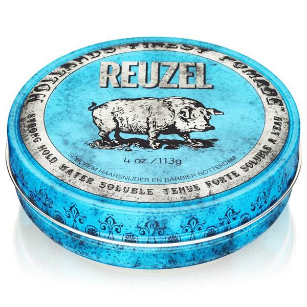 Grote foto strong hold water soluble pomade blauw travelsize 35gr. audio tv en foto algemeen