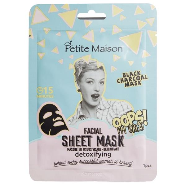 Grote foto detoxifying facial sheet mask 3x25ml audio tv en foto algemeen
