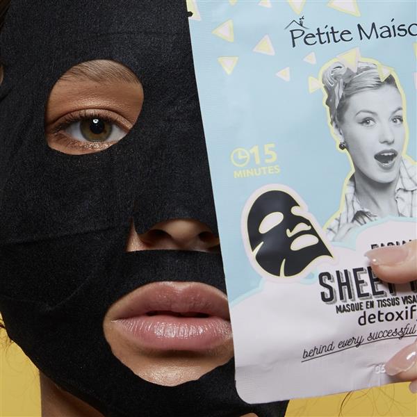 Grote foto detoxifying facial sheet mask 3x25ml audio tv en foto algemeen