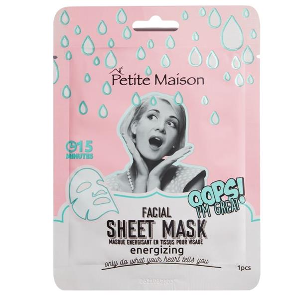 Grote foto energizing facial sheet mask 3x25ml audio tv en foto algemeen