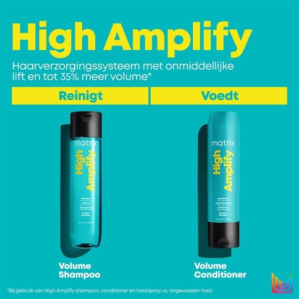 Grote foto high amplify volumizer set 2x300 250ml audio tv en foto algemeen
