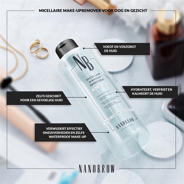 Grote foto micellar makeup remover 200ml audio tv en foto algemeen