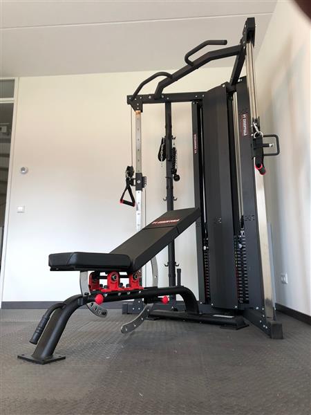 Grote foto combo deal pro functional trainer incl. adjustable bench 2 x 90 kg stack verwacht medio august audio tv en foto algemeen