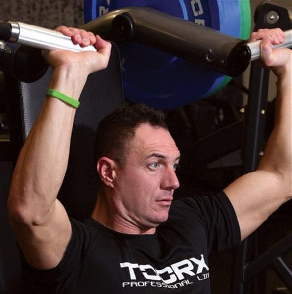 Grote foto fwx 5400 shoulder press plate loaded audio tv en foto algemeen