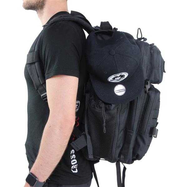 Grote foto lmx1832 crossmaxx tactical backpack 45l black audio tv en foto algemeen