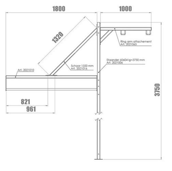 Grote foto schoor 45 lg 1320 mm audio tv en foto algemeen