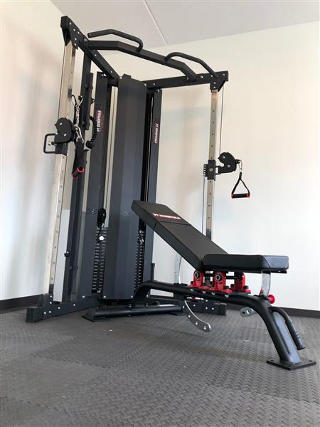 Grote foto pro functional trainer 2 x 90 kg stack audio tv en foto algemeen