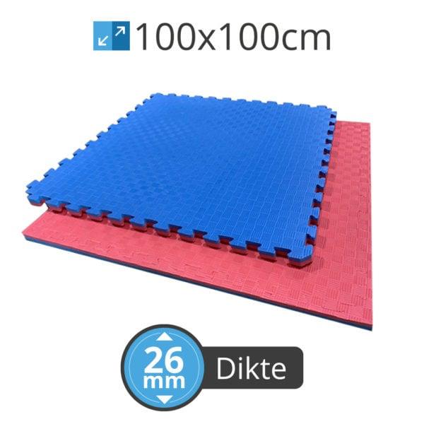 Grote foto tatami matten 100x100x2 6 cm palletprijs zwart geel audio tv en foto algemeen