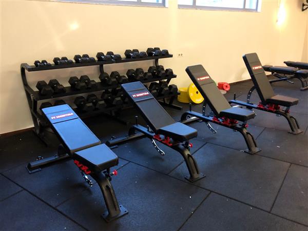 Grote foto pro adjustable bench fitnessbank professioneel inzetbaar audio tv en foto algemeen