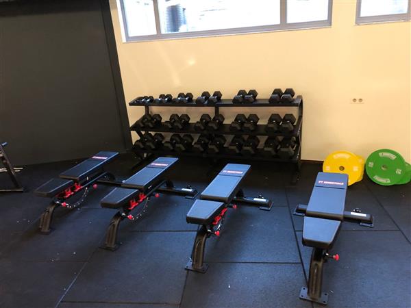 Grote foto pro adjustable bench fitnessbank professioneel inzetbaar audio tv en foto algemeen