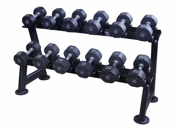 Grote foto lmx72 pu dumbbellset per 2 stuks 1 60 kg audio tv en foto algemeen
