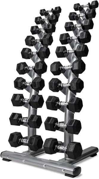 Grote foto dumbbellset 2 5 t m 20 kg incl. deluxe opbergrek audio tv en foto algemeen