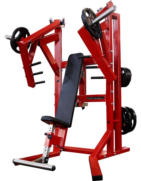 Grote foto sitting chest press machine plate loaded audio tv en foto algemeen
