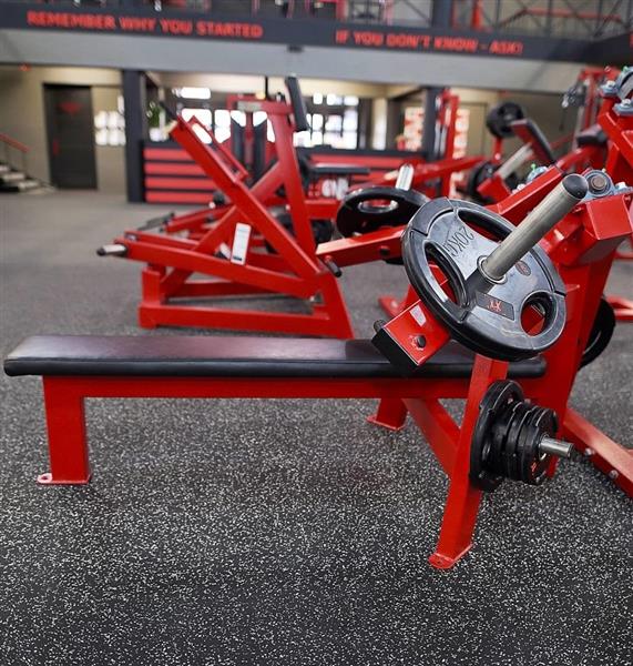 Grote foto flat chest press machine audio tv en foto algemeen