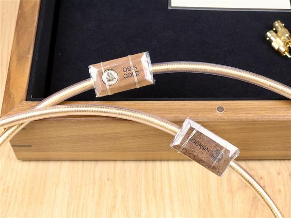 Grote foto nordost odin gold highend digital audio interconnect bnc with rca adapters 1 25 metre audio tv en foto onderdelen en accessoires