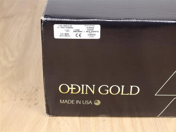 Grote foto nordost odin gold highend digital audio interconnect bnc with rca adapters 1 25 metre audio tv en foto onderdelen en accessoires