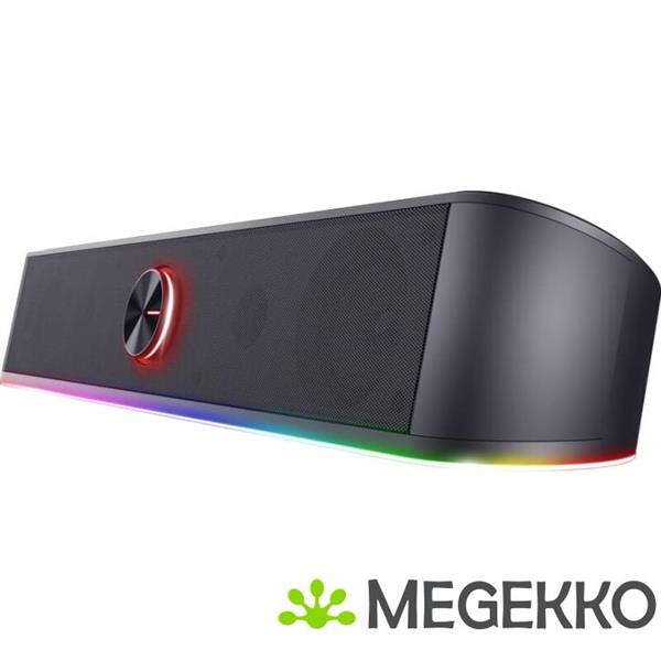 Grote foto trust gxt 619 thorne rgb soundbar zwart computers en software overige computers en software